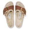 Madrid Big Buckle Shearling Natural Leather Oiled