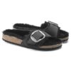 Madrid Big Buckle Shearling Natural Leather Oiled