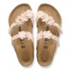 Mayari Flower Embellishment Natural Leather