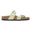 Mayari Nubuck Leather Faded Lime