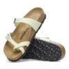 Mayari Nubuck Leather Faded Lime