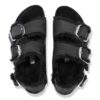 Milano Big Buckle Shearling Natural Leather Oiled