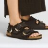 Milano Big Buckle Shearling Natural Leather Oiled