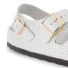 Milano Embossed Leather Emboss White