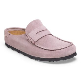 Naples Wrapped Suede Leather Faded Purple