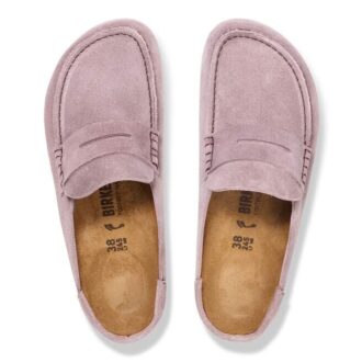 Naples Wrapped Suede Leather Faded Purple