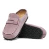 Naples Wrapped Suede Leather Faded Purple