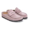 Naples Wrapped Suede Leather Faded Purple
