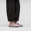 Naples Wrapped Suede Leather Faded Purple