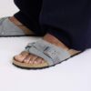 Oita Braided Suede Leather Basalt Gray