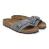 Oita Braided Suede Leather Basalt Gray