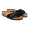 Oita Braided Suede Leather Black