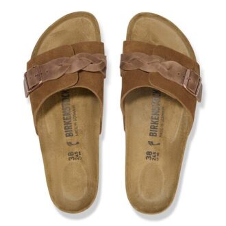 Oita Braided Suede Leather Mink