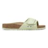 Oita Suede Leather Faded Lime