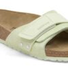 Oita Suede Leather Faded Lime
