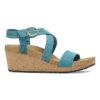 Sibyl Ring-Buckle Nubuck Leather Embossed