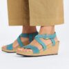 Sibyl Ring-Buckle Nubuck Leather Embossed