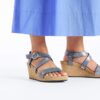 Sibyl Ring-Buckle Nubuk Leather