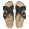 Siena Big Buckle Nubuk Leather