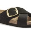 Siena Big Buckle Nubuk Leather