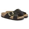 Siena Big Buckle Nubuk Leather