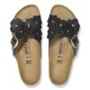 Siena Flower Embellishment Natural Leather