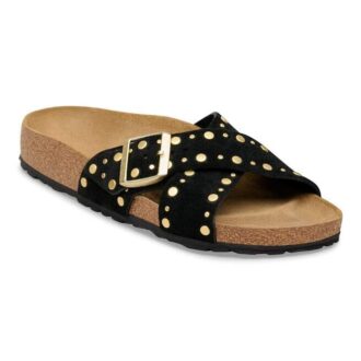 Siena Rivet Border Suede Leather