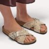 Siena Rivet Border Suede Leather