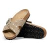 Siena Rivet Border Suede Leather