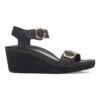 Soley Ring-Buckle Leather Black