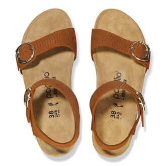 Soley Ring-Buckle Nubuck Leather Embossed