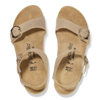 Soley Ring-Buckle Nubuck Leather Embossed