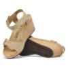 Soley Ring-Buckle Nubuck Leather Embossed