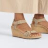 Soley Ring-Buckle Nubuck Leather Embossed