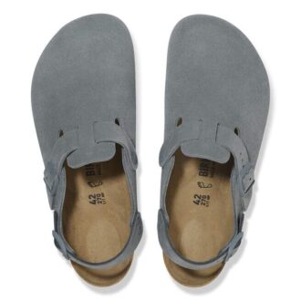Tokio Suede Leather Basalt Gray