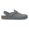 Tokio Suede Leather Basalt Gray