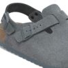 Tokio Suede Leather Basalt Gray